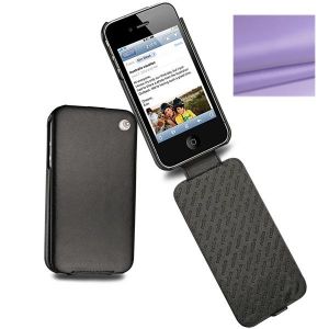  Noreve Housse Сuir Tradition Lilas Purple for iPhone 4/4S (21103T13)